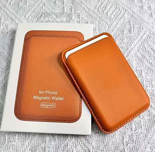 Porte-Cartes Magnétique Mince pour iPhone – Portefeuille en Similicuir