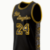Maillot de Basketball Noir #24 pour Hommes