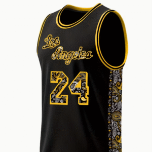 Maillot de Basketball Noir #24 pour Hommes