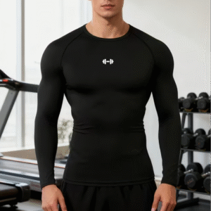 T-Shirt à Manches Longues Haute Élasticité pour Hommes