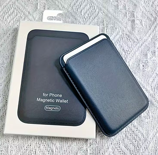 Porte-Cartes Magnétique Mince pour iPhone – Portefeuille en Similicuir