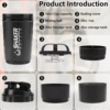 Bouteille Portable pour Shaker de Protéines – Image 5