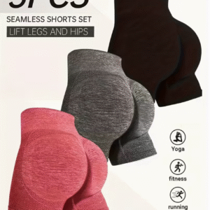 Ensemble de 3 Leggings Taille Haute pour Femmes