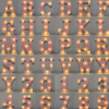 1 pièce – Lumière Décorative LED Brillante avec 26 lettres et 10 chiffres
