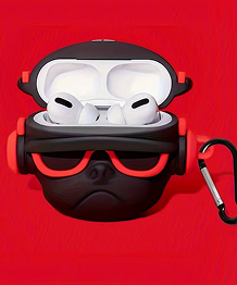 Étui AirPods Bulldog Rouge – Style & Protection