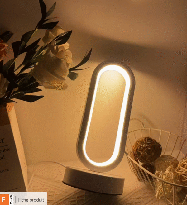 Rectangle 101 Lampe de Table Décorative Haute Qualité – Style Ins, 3 Couleurs
