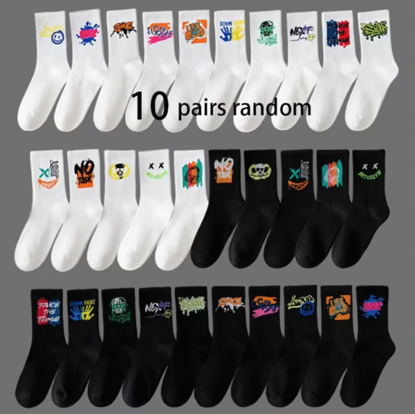 Chaussettes – Lot de 10 Paires / 5 Paires pour le Basket-ball