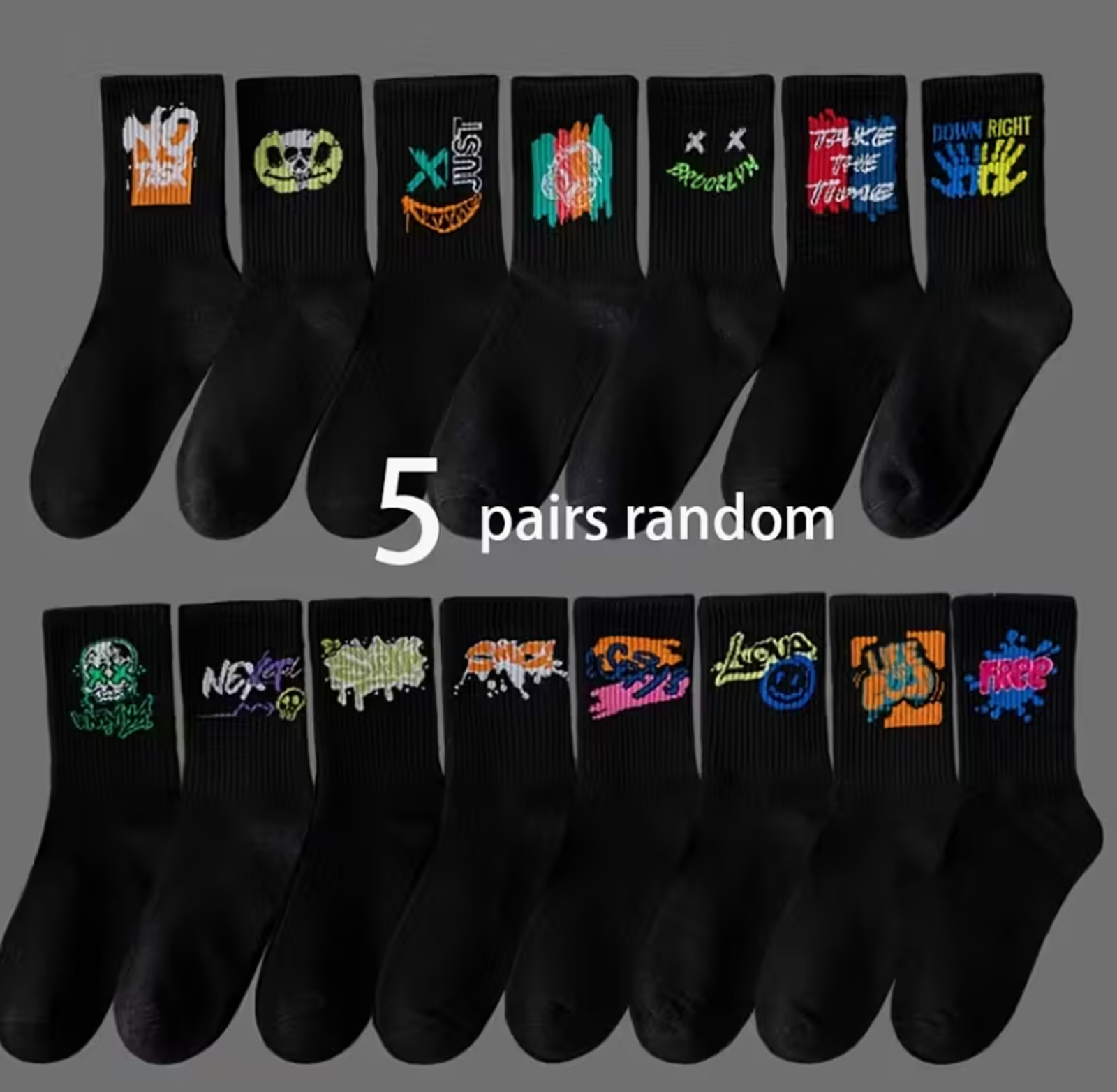 Chaussettes – Lot de 10 Paires / 5 Paires pour le Basket-ball