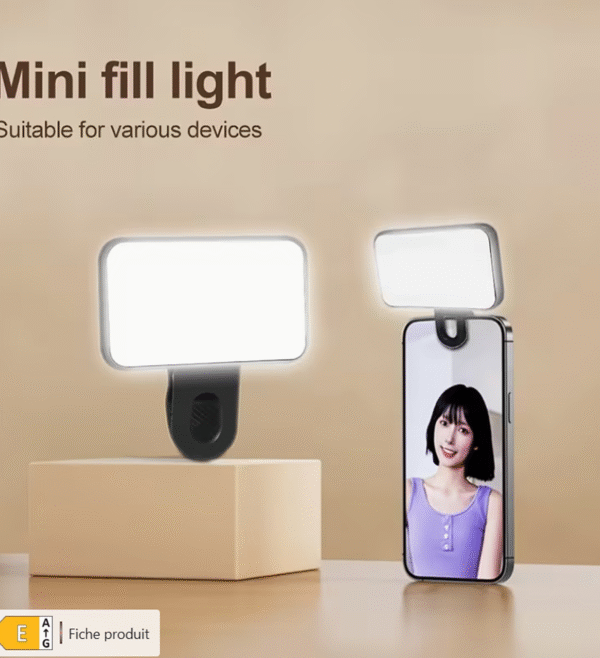 Rectangle 103 Mini Lampe de Poche avec Clip et Réglage à 3 Niveaux