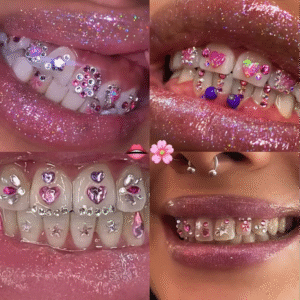 Kit de Décoration Dentaire DIY – 44 Pièces