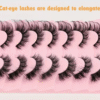 7 Paires de Faux Cils Effet Œil de Chat – Image 2