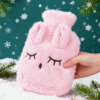 Sac Chauffant d’Hiver – Bouteille d’Eau Chaude Lapin – Image 3