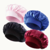 Lot de 4 Bonnets en Tricot de Satin