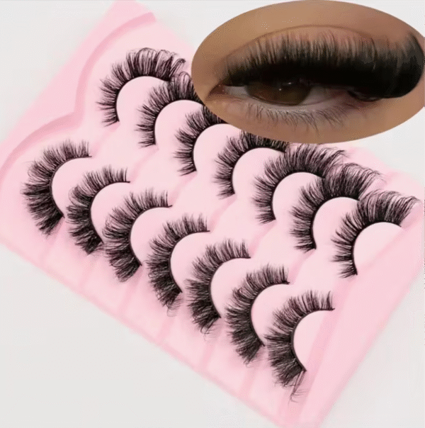7 Paires de Faux Cils Effet Œil de Chat