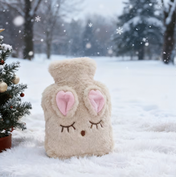 Sac Chauffant d’Hiver – Bouteille d’Eau Chaude Lapin