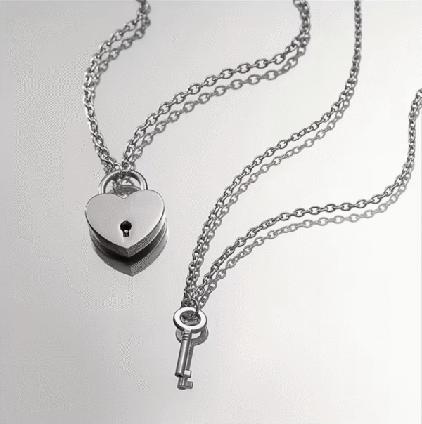 Collier Couple – Ensemble 2 Pièces Romantique et Symbolique