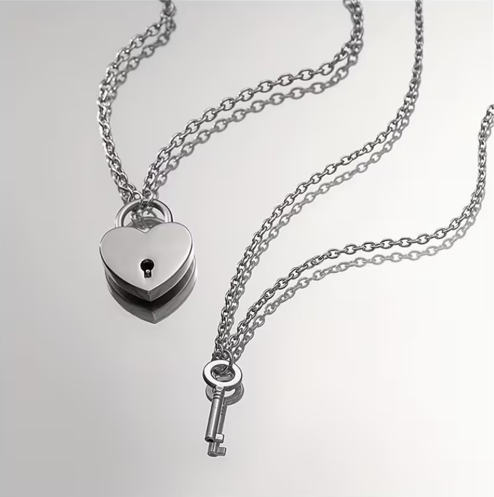 Collier Couple – Ensemble 2 Pièces Romantique et Symbolique