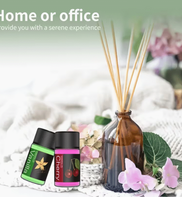 Ensemble de 24 huiles essentielles solubles – Parfum et bien-être pour diffuseurs et humidificateurs