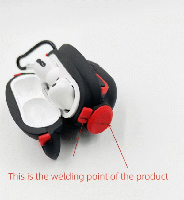 Étui AirPods Bulldog Rouge – Style & Protection