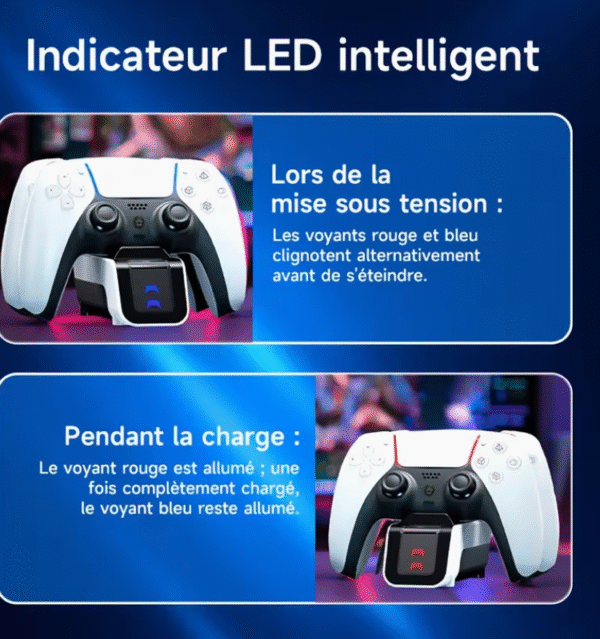 Chargeur pour manette PS5