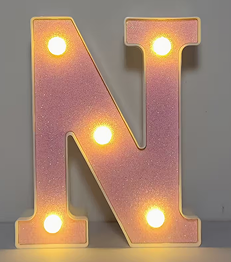 1 pièce – Lumière Décorative LED Brillante avec 26 lettres et 10 chiffres
