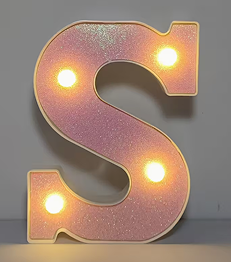 1 pièce – Lumière Décorative LED Brillante avec 26 lettres et 10 chiffres