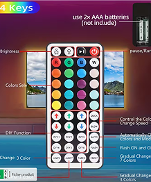 Bande LED décorative 5m/30m – Contrôle par télécommande et application