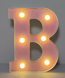 1 pièce – Lumière Décorative LED Brillante avec 26 lettres et 10 chiffres