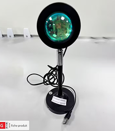 Lampe de Projection LED – 16 Couleurs avec Télécommande