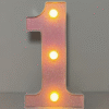 1 pièce – Lumière Décorative LED Brillante avec 26 lettres et 10 chiffres – Image 25