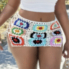 Jupe en Tricot Crochet Artisanale pour Femme – Image 2