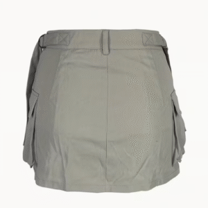 Jupe Cargo Femme Kaki à Multiples Poches