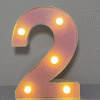 1 pièce – Lumière Décorative LED Brillante avec 26 lettres et 10 chiffres – Image 26