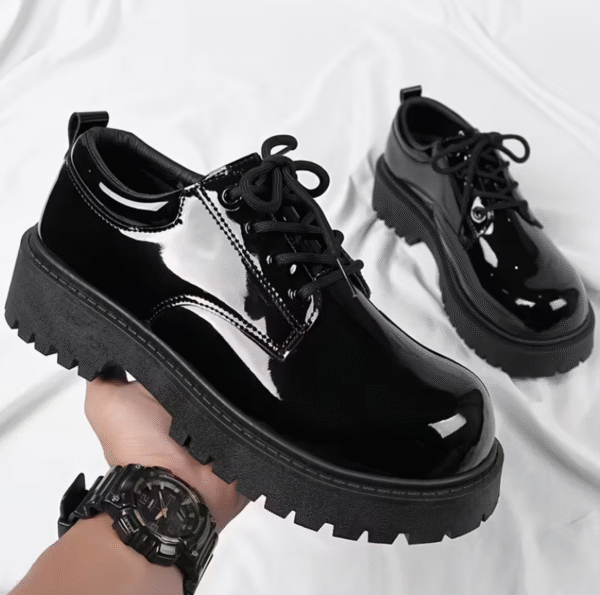 Mocassins Noirs Brillants