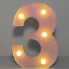 1 pièce – Lumière Décorative LED Brillante avec 26 lettres et 10 chiffres – Image 27