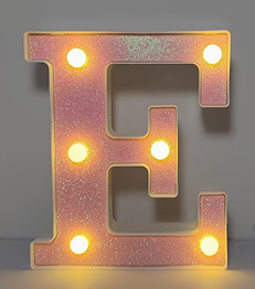 1 pièce – Lumière Décorative LED Brillante avec 26 lettres et 10 chiffres