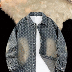 Veste en Denim Vintage Rétro Punk Oversize