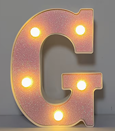 1 pièce – Lumière Décorative LED Brillante avec 26 lettres et 10 chiffres