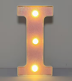1 pièce – Lumière Décorative LED Brillante avec 26 lettres et 10 chiffres