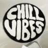 Tapis Rond "Chill Vibes" – Style Moderne & Ambiance Relax