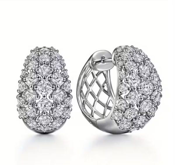 Boucles d'Oreilles Impériales Plaqué K