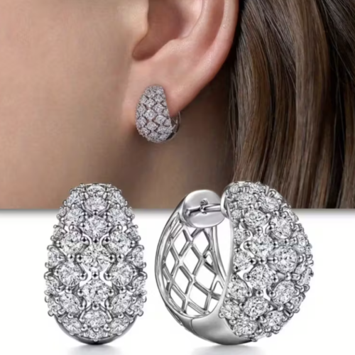 Boucles d'Oreilles Impériales Plaqué K