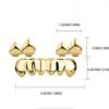 Grillz Intégral Plaqué-Or & Argent – Image 5