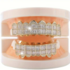Grillz 8 Dents Iced Out Rectangulaire – Image 2