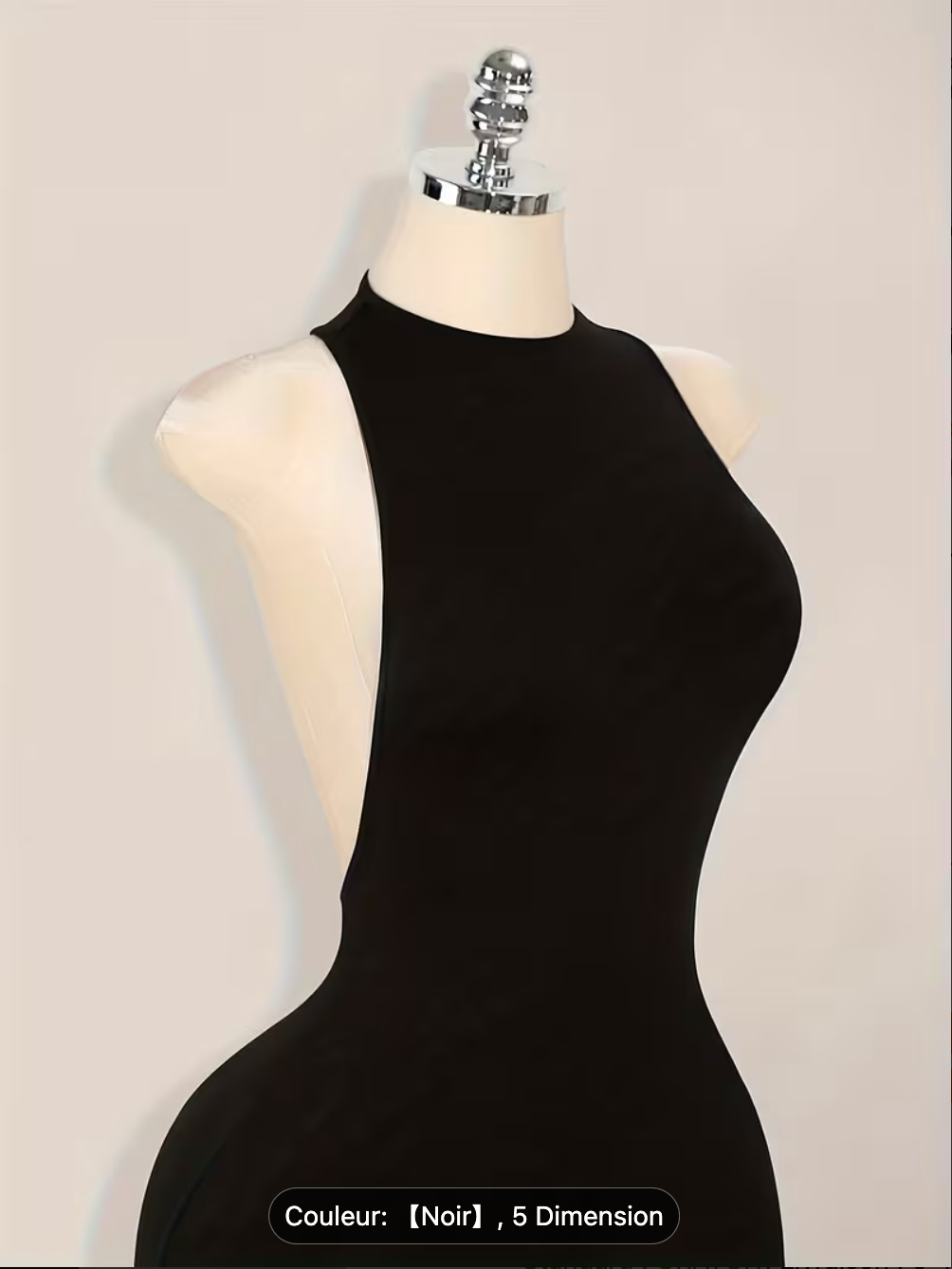 Robe "Obsidienne" – Élégance Sexy & Dos Nu