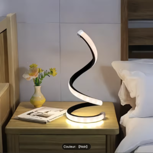S-Curve Luxury – Lampe d'Ambiance Sculpturale & Moderne