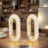 Le Duo "Cristal Soft" – Lampes de Table en Acrylique & USB