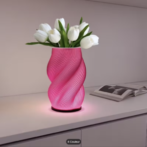 Le "Vase Aura" – Luminaire Design & Soliflore LED