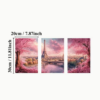 Triptyque "Paris en Fleurs" – Évasion Romantique sous la Tour Eiffel – Image 4