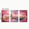 Triptyque "Paris en Fleurs" – Évasion Romantique sous la Tour Eiffel – Image 5